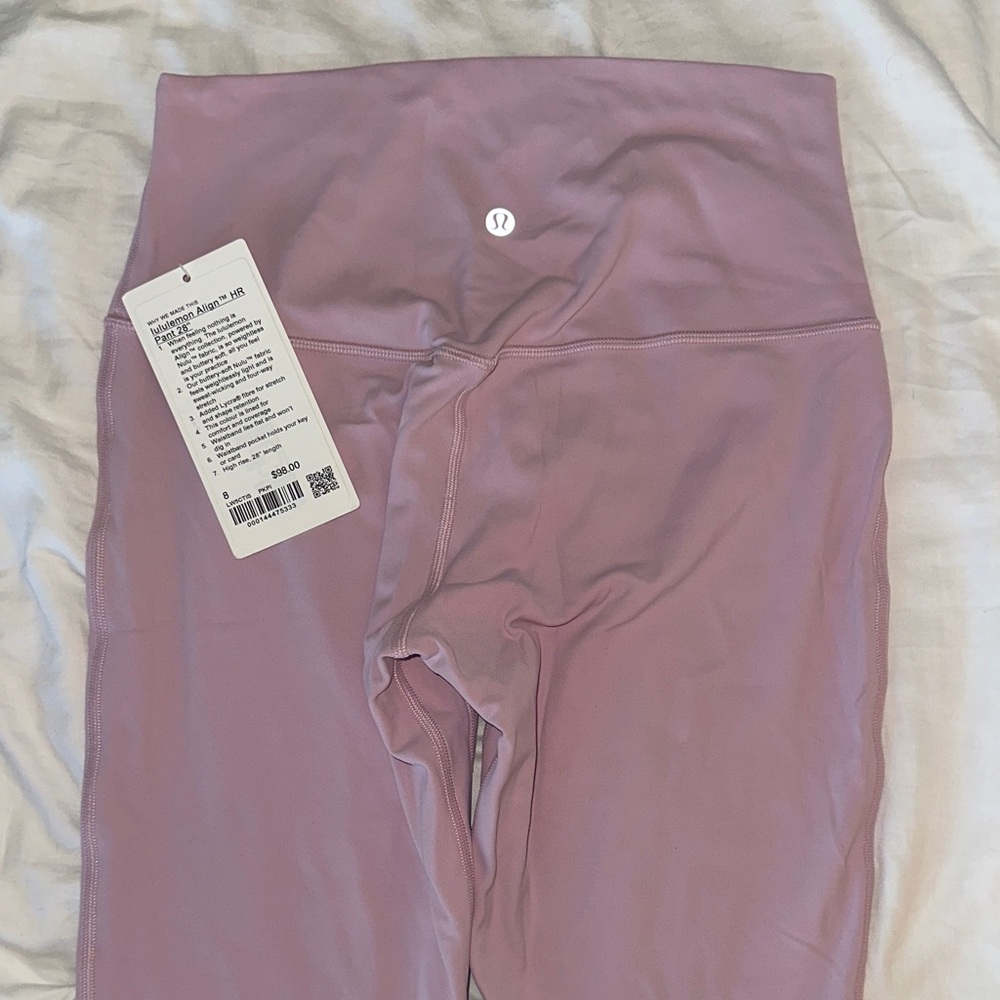 Lululemon Athletica Soft Pink Align Pants